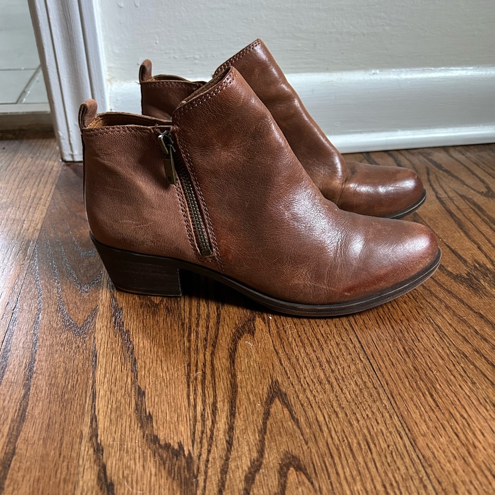 Lucky Brand Brown Ankle Boots